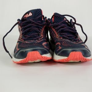 Fila tennis shoes sz 7 blue and orange